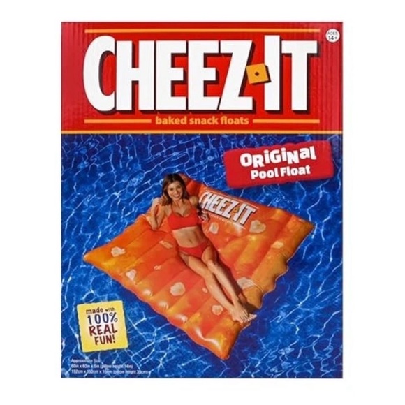 Inflatable Pool Float - Orange - Picture 7 of 7